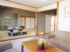 Special Japanese style room with a private bathroom and toilet