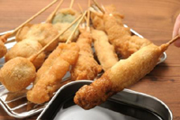 Cutlet skewer(“kushikatsu”)